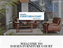 Tablet Screenshot of daviesfurniturecourt.com